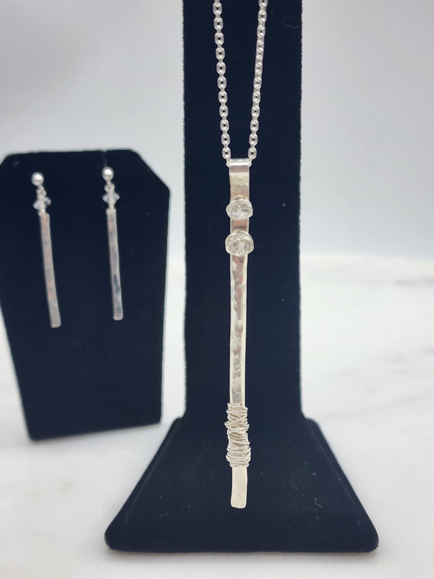 Silver Blade Necklace