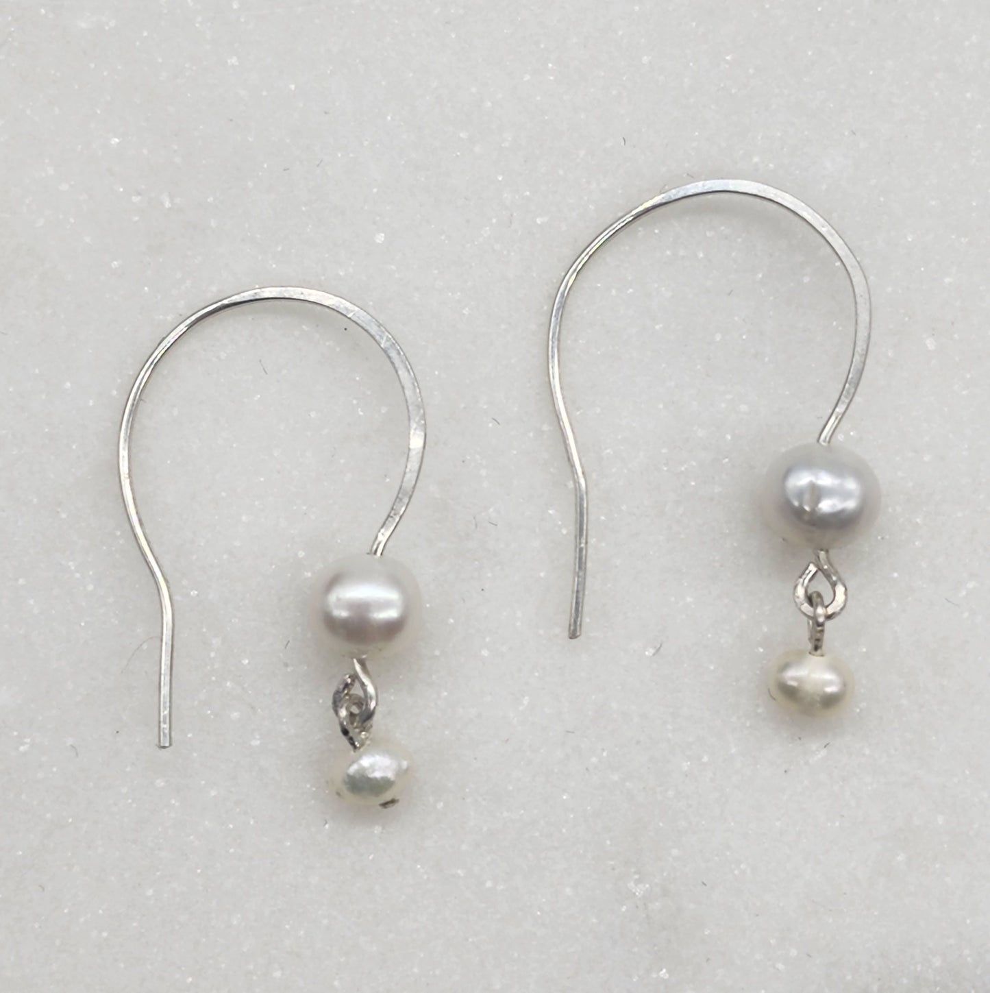 Pearl Drops of Time Earrings