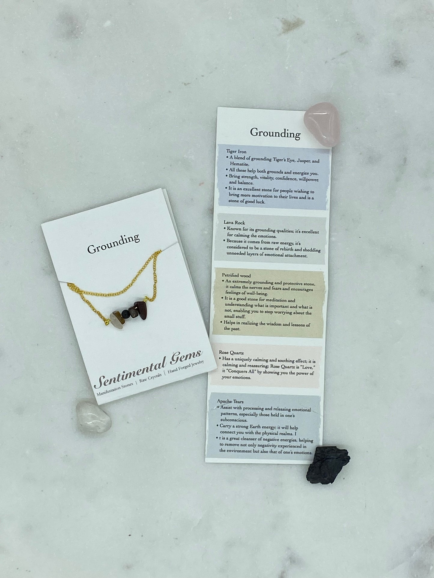 Grounding Crystals Collection - Affirmation: Balance and Stability
