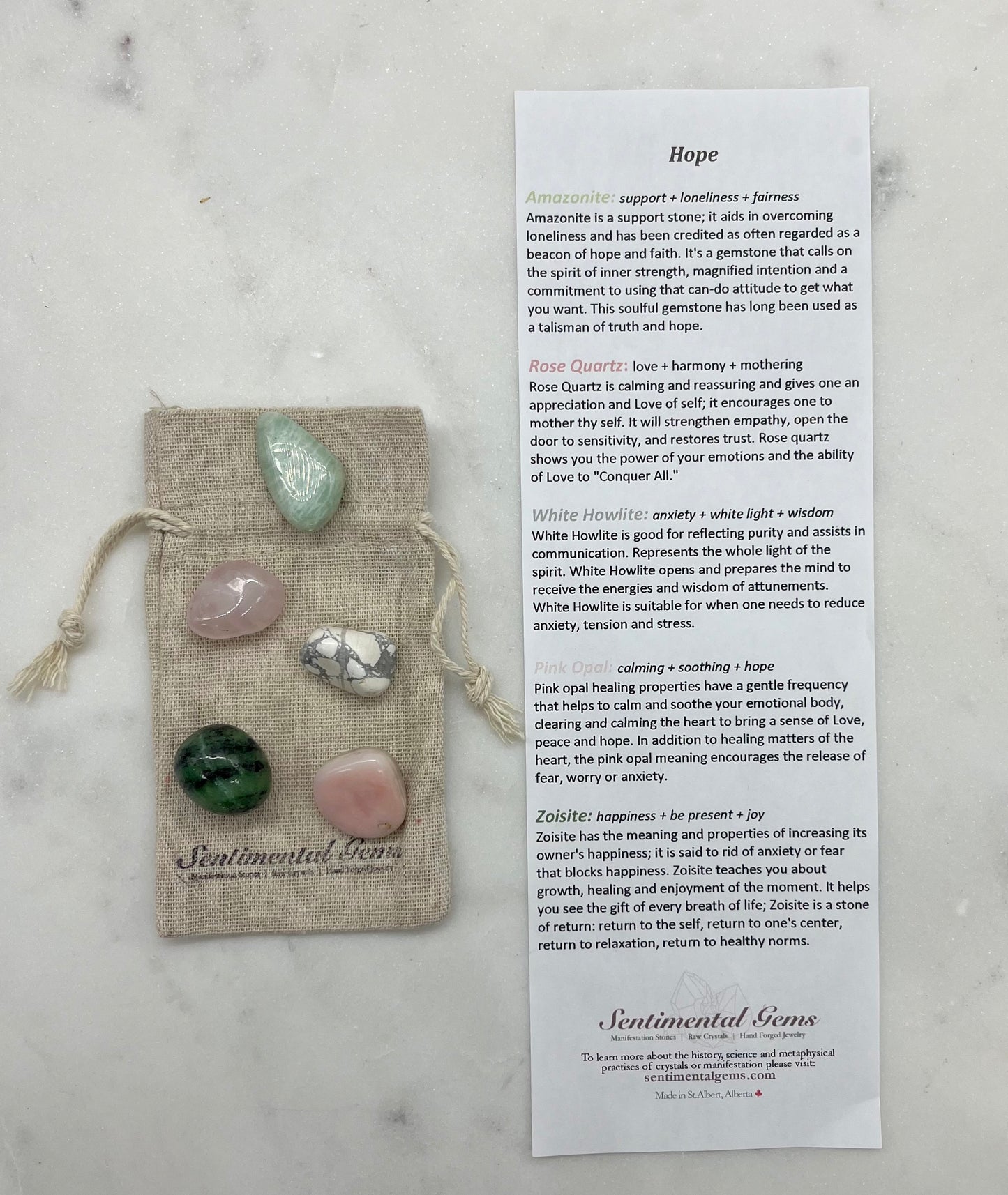 Hope Crystal Kit | Gift Hope and Positivity