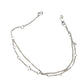 Herkimer Chain Minimalist Bracelet