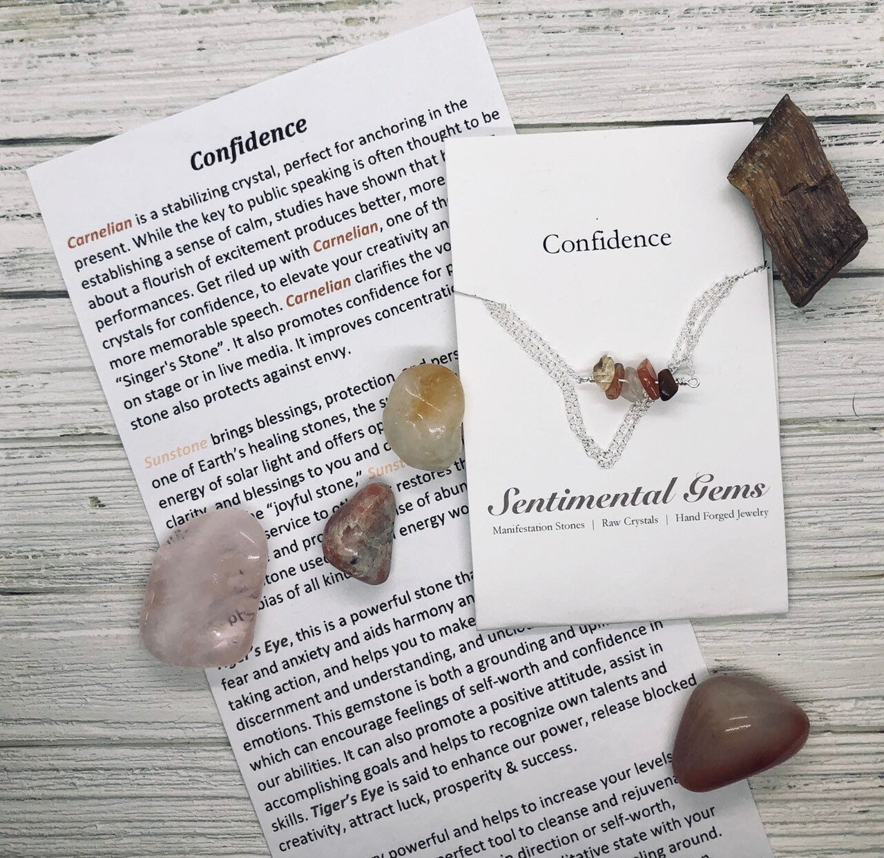 Confidence Crystals - Empowering Affirmation Stones Collection