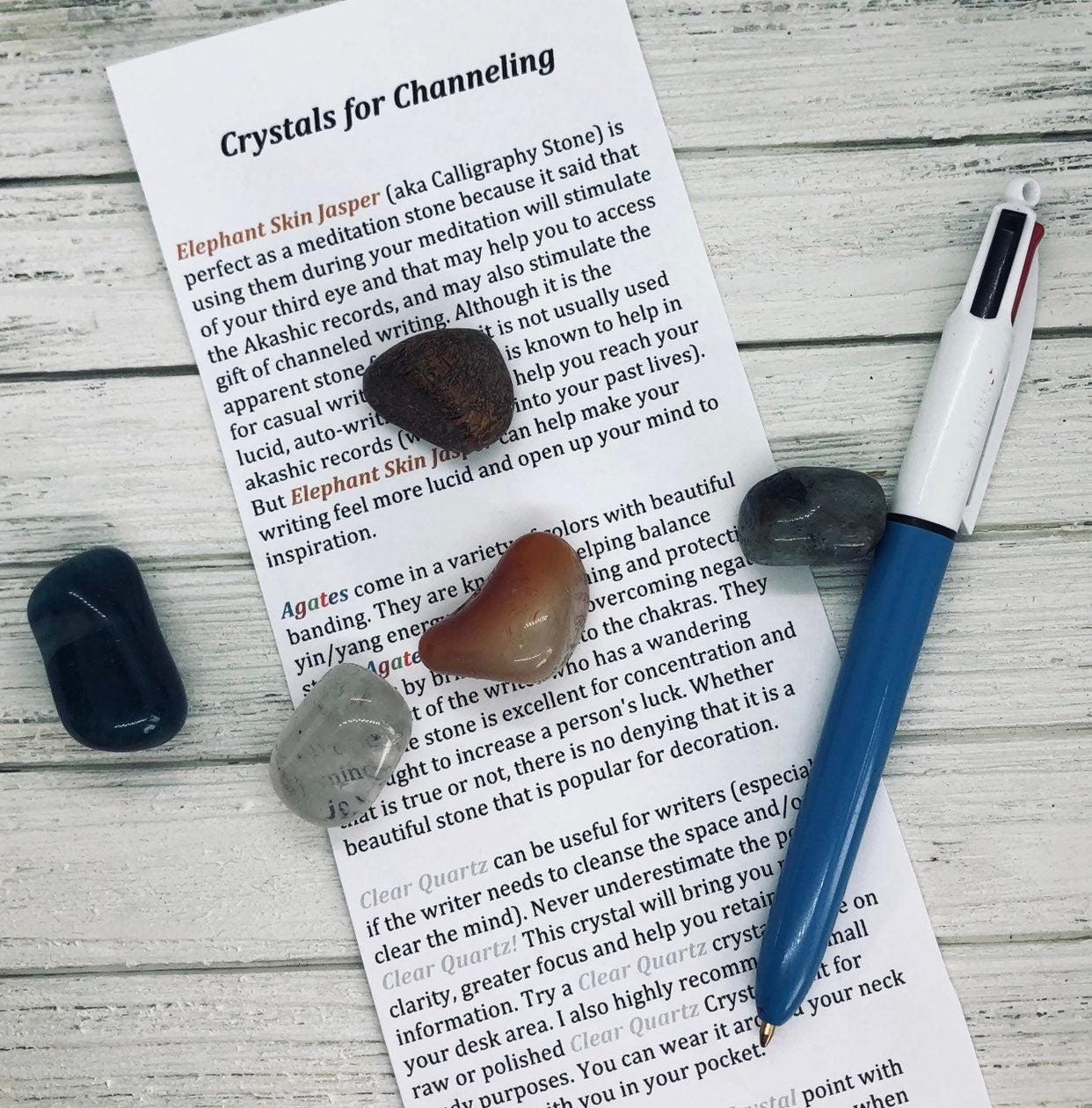 Sentimental Gems Crystals for Channeling Collection