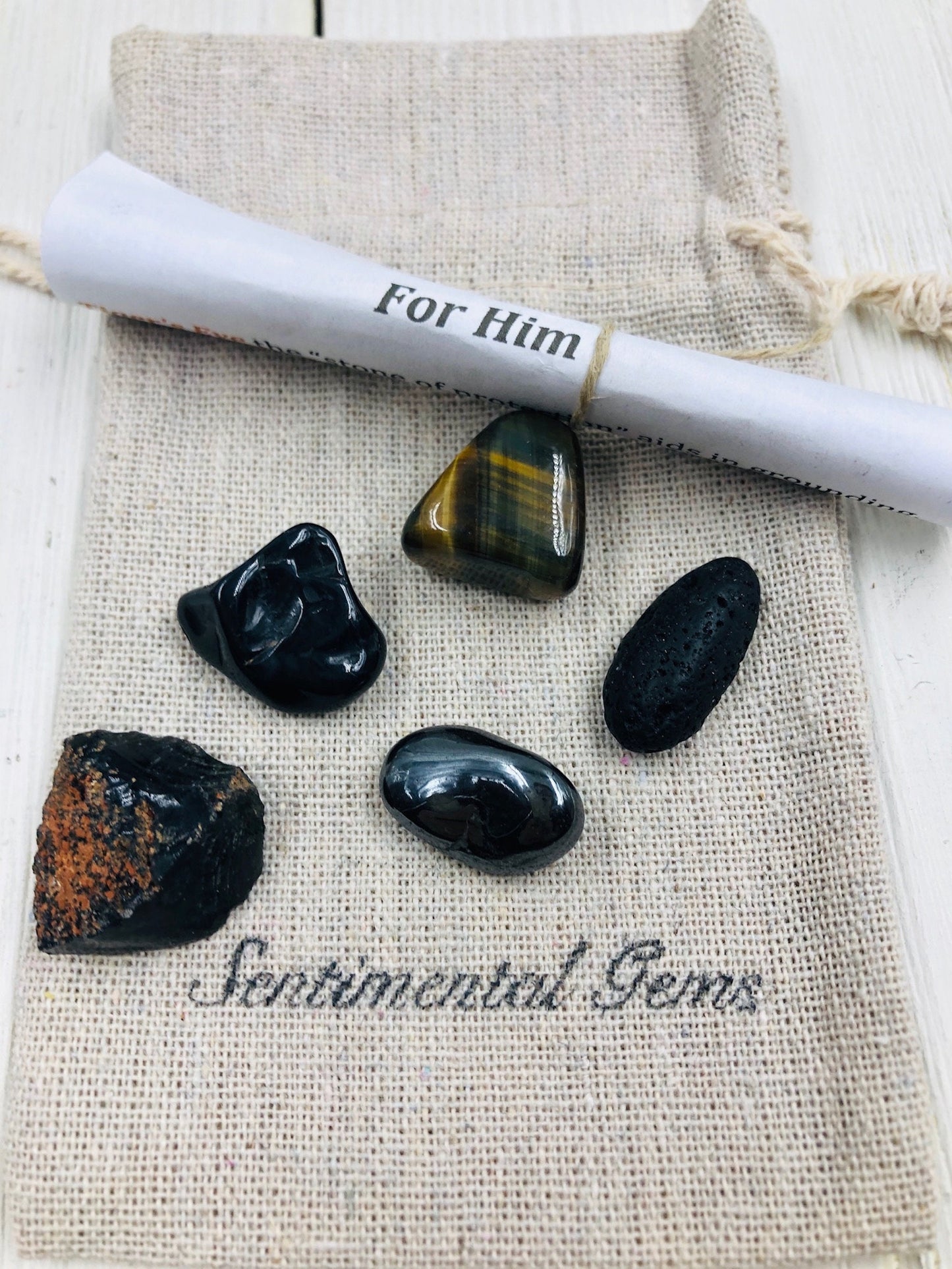 Sentimental Gems Crystal Kit for Him - Confidence & Empowerment