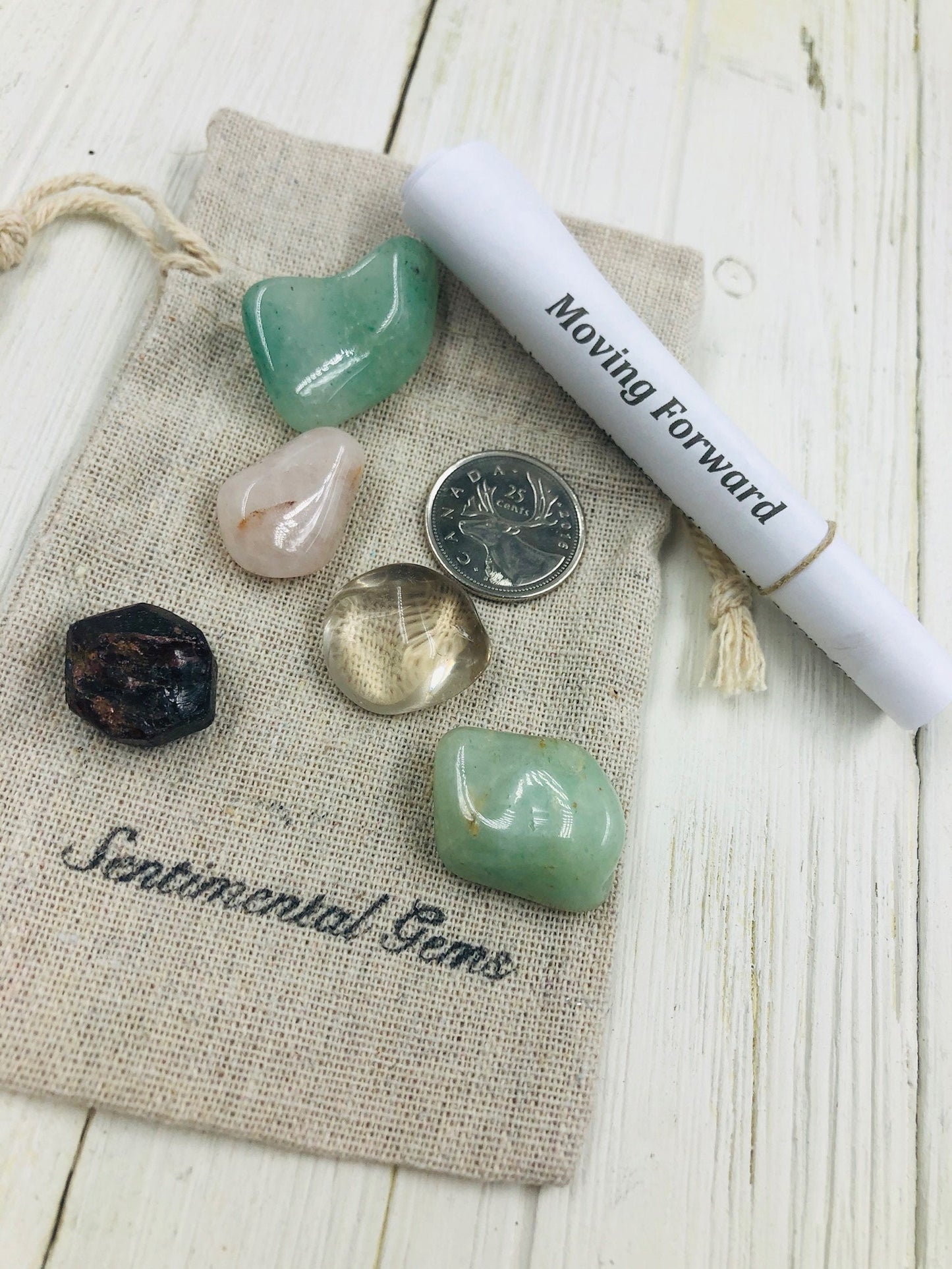 Sentimental Gems Crystals for Moving Forward Collection
