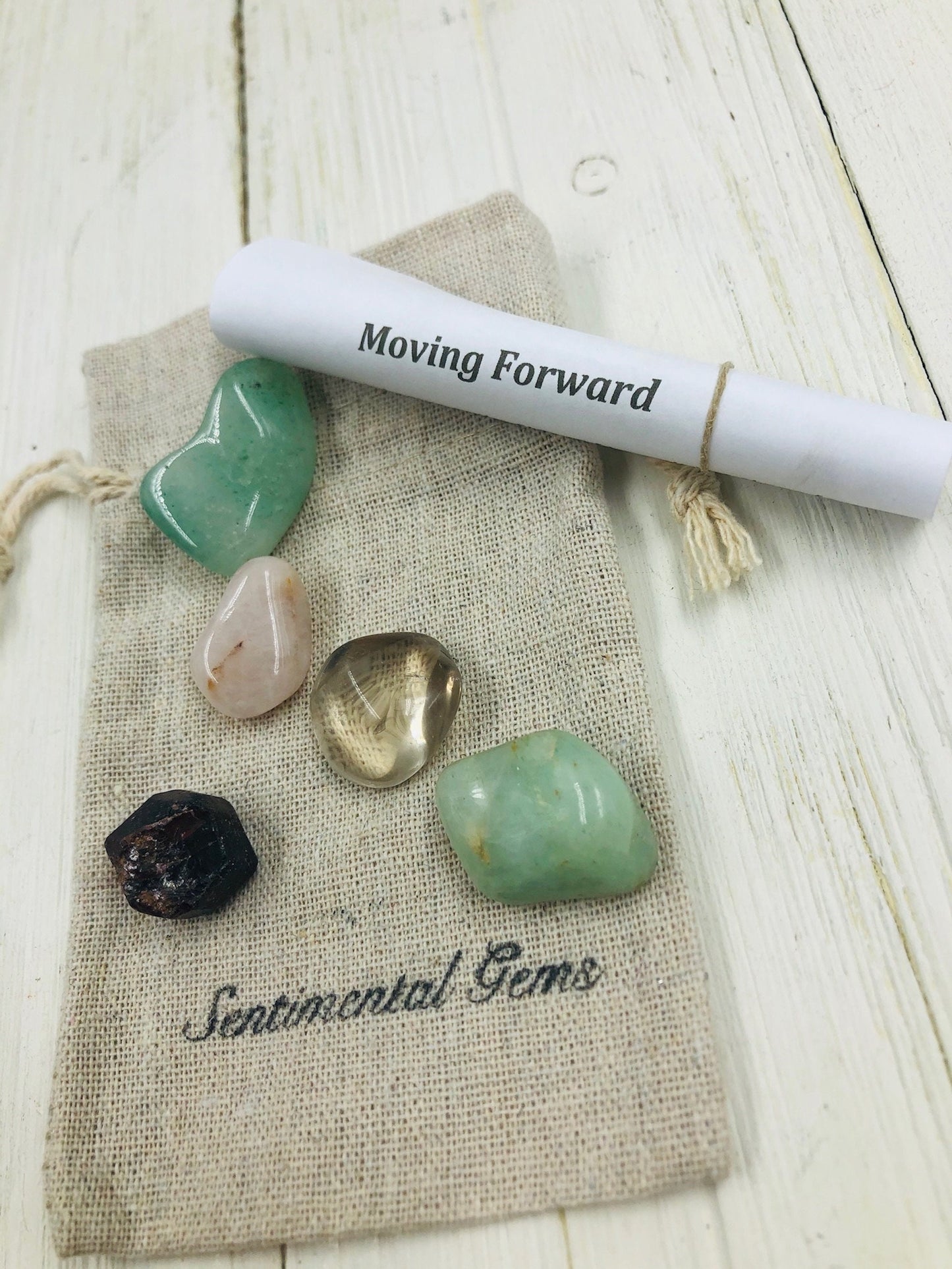 Sentimental Gems Crystals for Moving Forward Collection