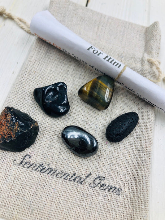 Sentimental Gems Crystal Kit for Him - Confidence & Empowerment