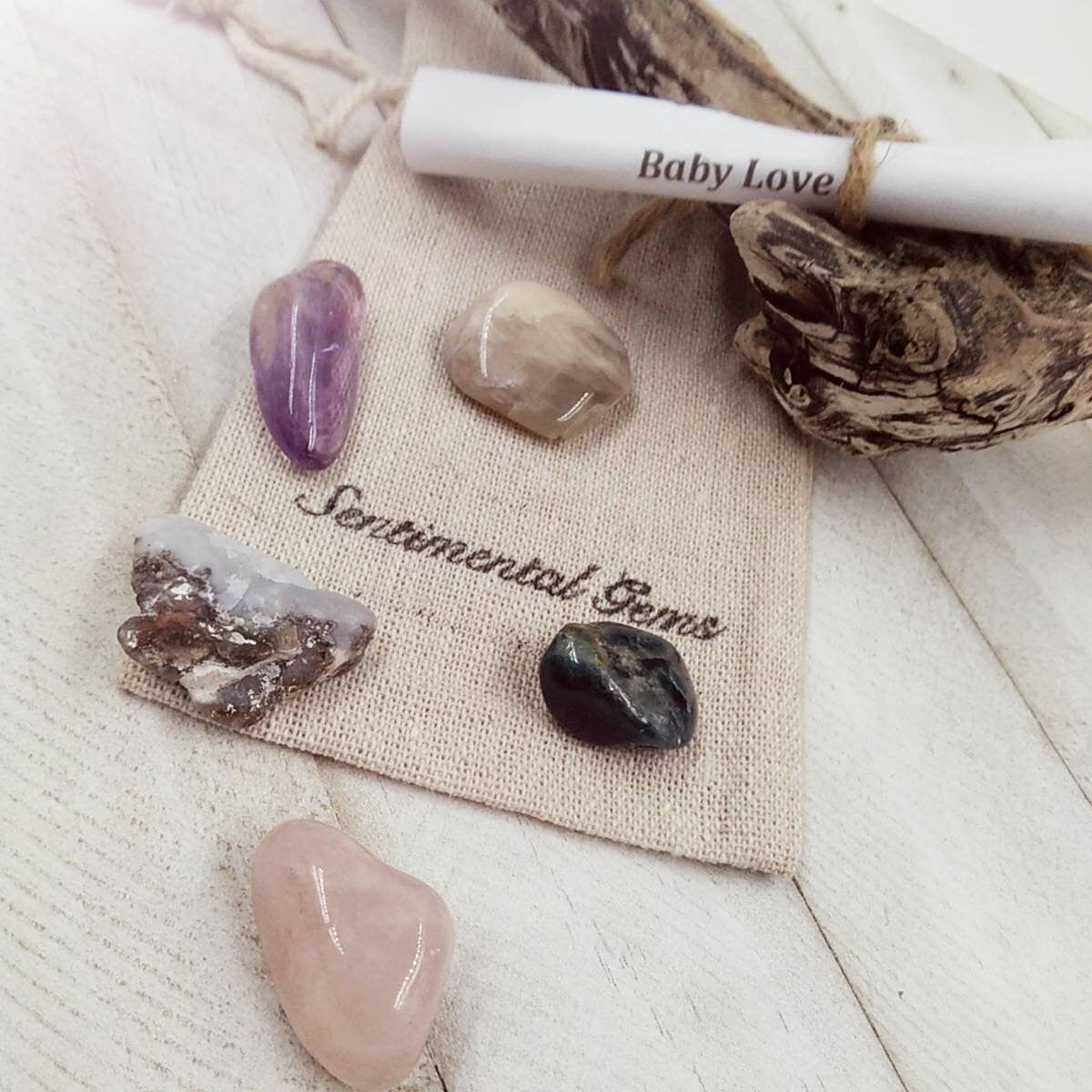 Sentimental Gems Crystals for New Baby Collection