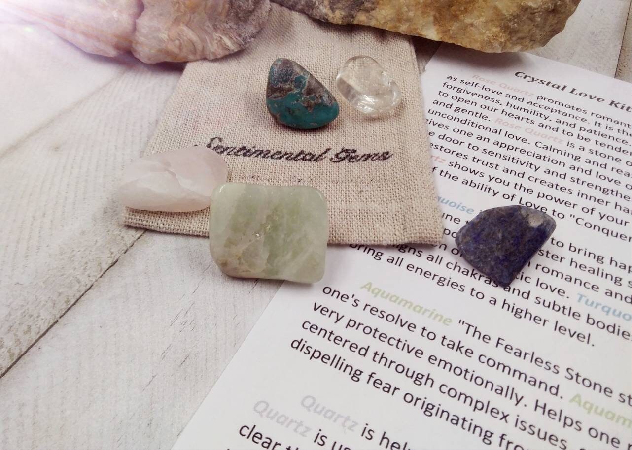 Crystal Love Kit - Healing Stones for Unconditional Love