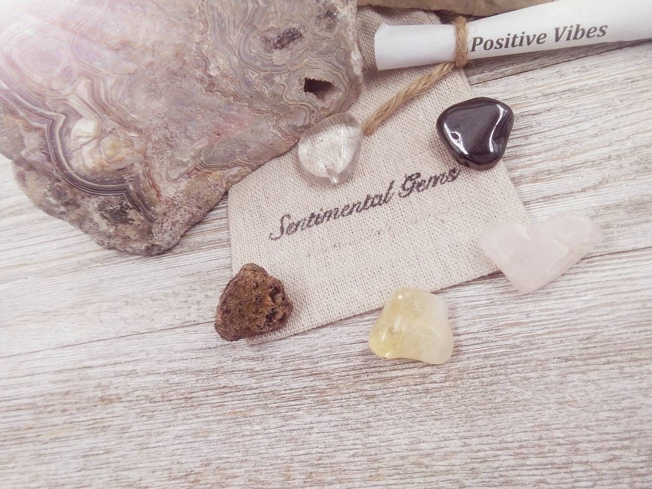 Sentimental Gems Positive Vibes Crystal Kit