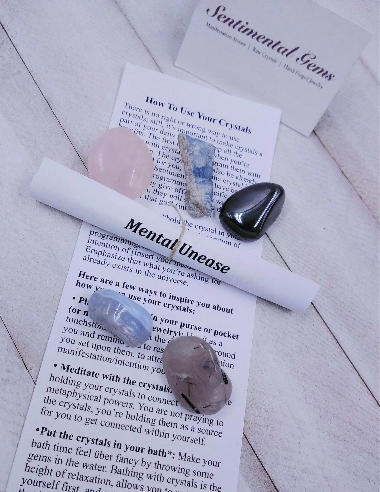 Serenity Crystal Affirmation Kit