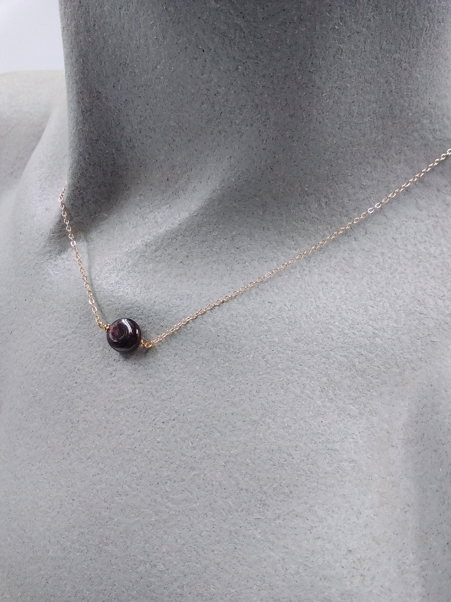 Garnet Necklace - January Birthstone