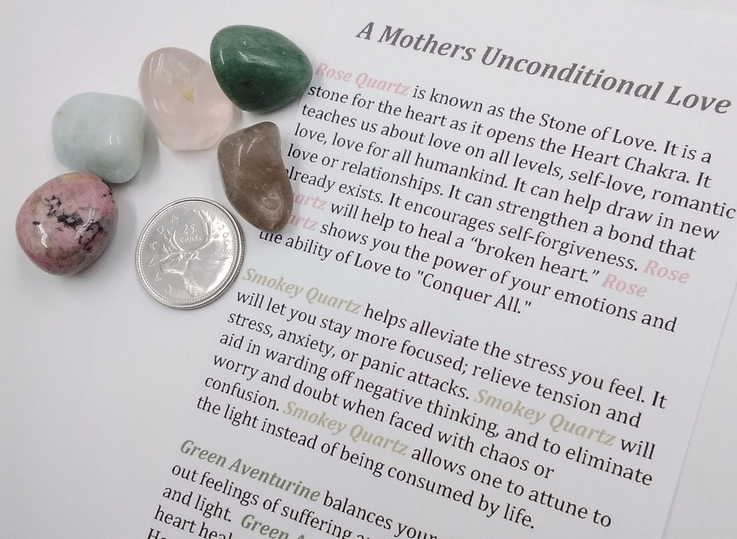 A Mother's Unconditional Love- Crystal Kit