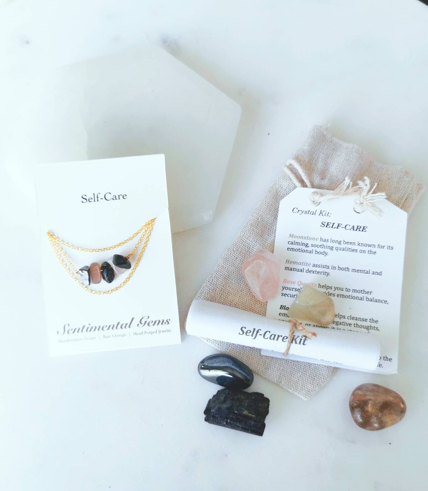 Sentimental Gems Self-Care Crystal Kit