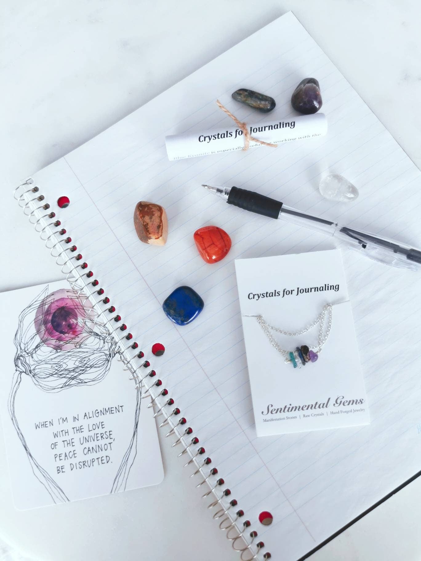 Journaling Crystals Set - Empower Your Creative Expression
