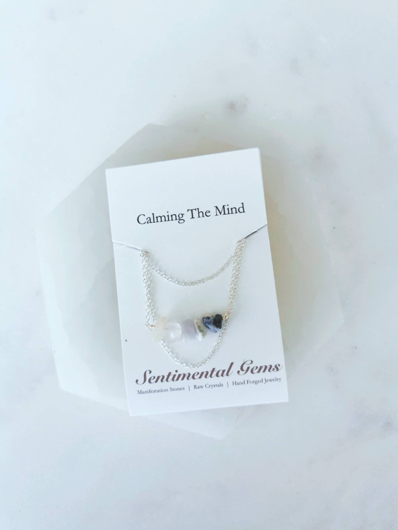 Calming the Mind Crystals - Affirmation Stone Set