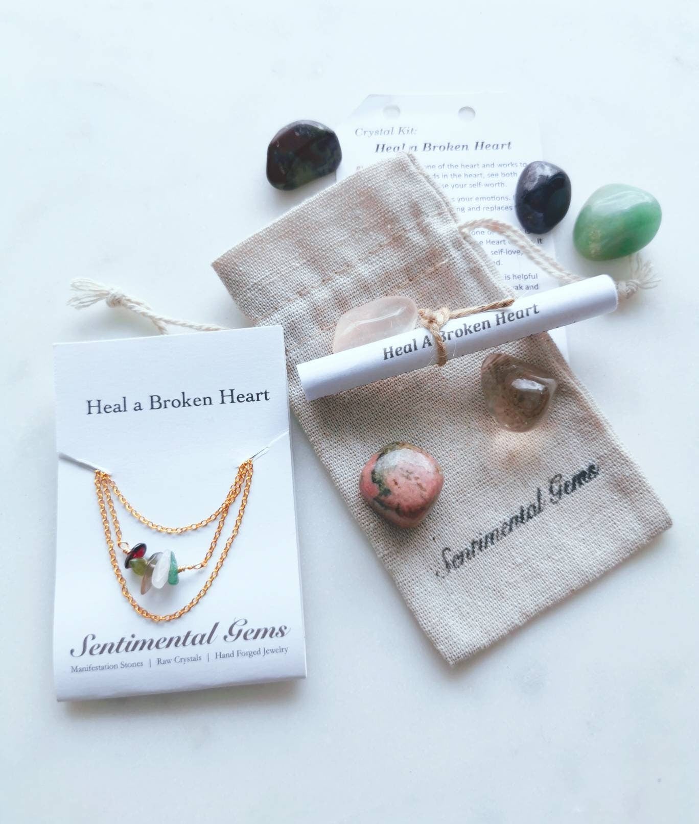 Heal a Broken Heart Crystal Kit