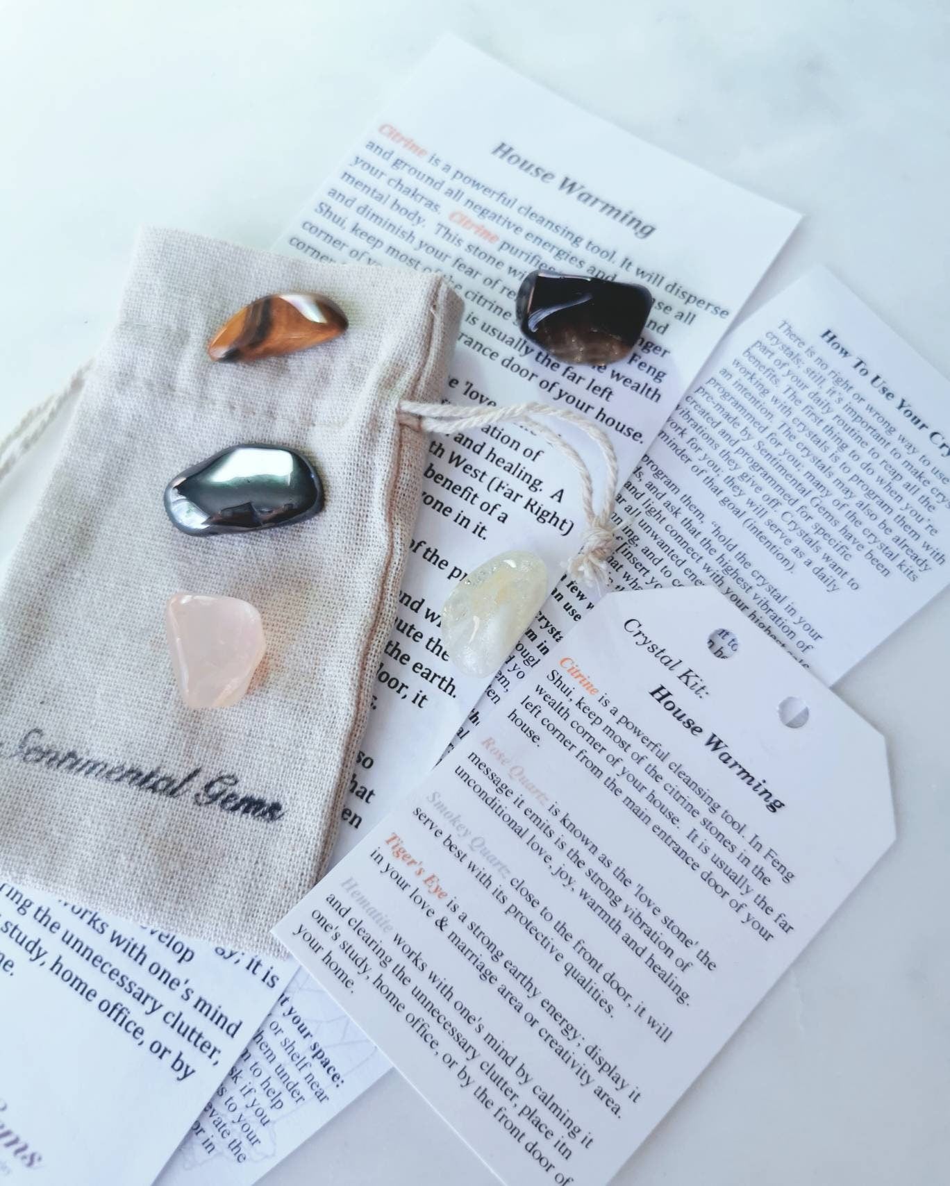 Housewarming Crystals Kit - Intentional Home Blessings