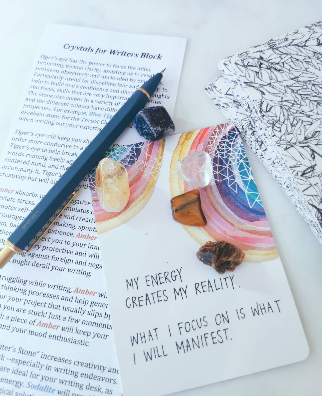 Empowerment Crystals for Overcoming Writer's Block